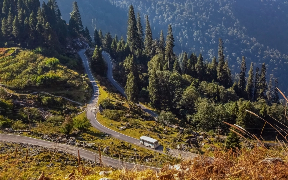 malownicza górska trasa